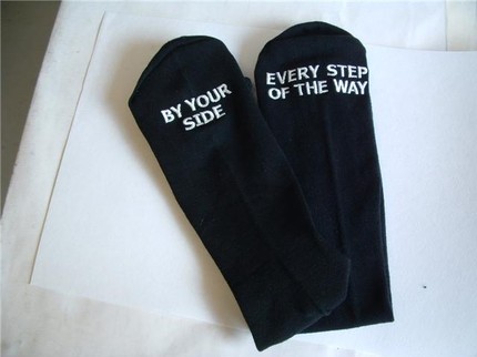 Father of the BRide Socks by Erin Borges (Etsy) $30